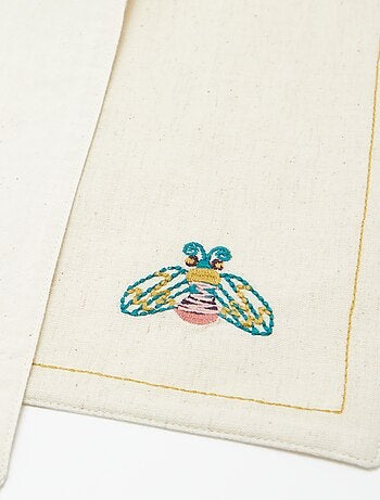 Conjunto de 2 individuais de mesa em linho misto - Kiabi Home