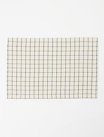 Conjunto de 2 individuais de mesa estampados de Natal em algodão 45x30 cm