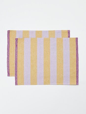 Conjunto de 2 individuais de mesa fantasia (32x45 cm) - Kiabi Home