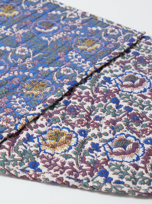 Conjunto de 2 individuais de mesa floridos (32x45 cm) - Kiabi Home - Kiabi Conjunto de 2 individuais de mesa floridos (32x45 cm) - Kiabi Home - Kiabi
