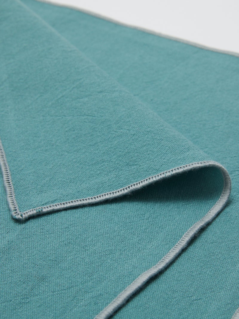 Conjunto de 2 individuais/guardanapos lisos 2 em 1 (32x40 cm) - Kiabi Home VERDE - Kiabi