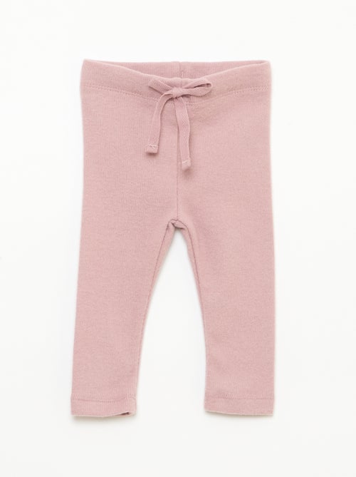 Conjunto de 2 leggings em malha macia - Kiabi