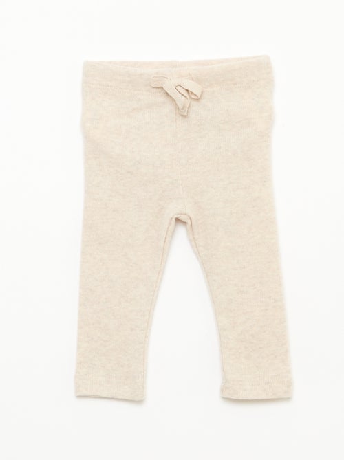 Conjunto de 2 leggings em malha macia - Kiabi