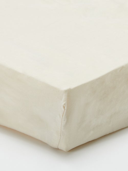 Conjunto de 2 lençóis de baixo com elástico - 60 x 120 cm - Kiabi