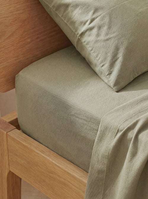 Conjunto de 2 lençóis de baixo com elástico - 60 x 120 cm - Kiabi Conjunto de 2 lençóis de baixo com elástico - 60 x 120 cm - Kiabi