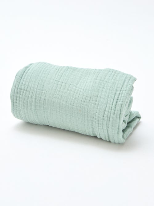 Conjunto de 2 lençóis de baixo em gaze suave - Kiabi