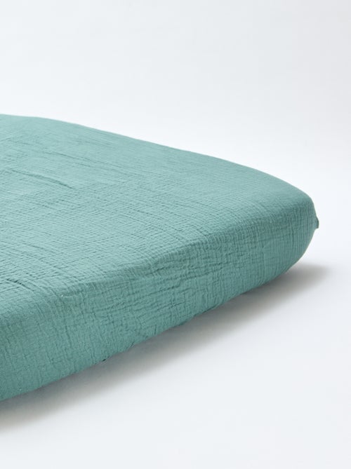 Conjunto de 2 lençóis de baixo em gaze suave - Kiabi