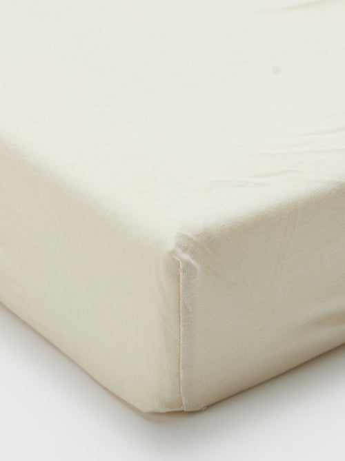 Conjunto de 2 lençóis de baixo para bebé (70x140) em jersey - Kiabi Home - Kiabi