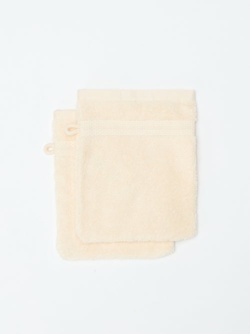 Conjunto de 2 luvas de banho - Kiabi Home - Kiabi