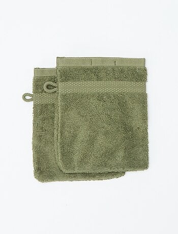 Pack de 2 luvas de banho - Kiabi Home