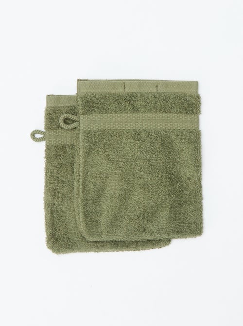 Conjunto de 2 luvas de banho - Kiabi Home - Kiabi