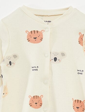 Conjunto de 2 macacões com abertura - coleção fácil de vestir