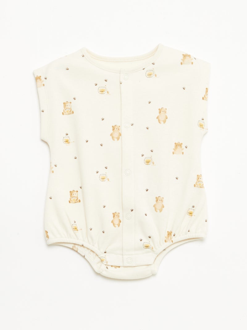Conjunto de 2 macacões curtos Amarelo - Kiabi