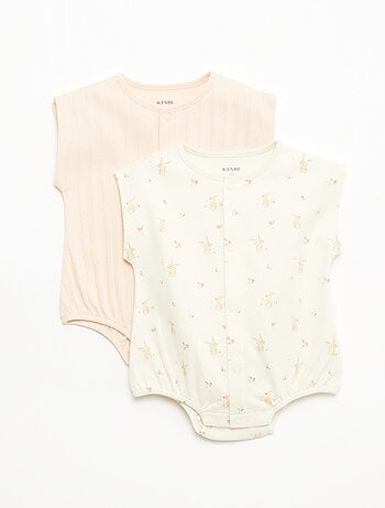 Conjunto de 2 macacões curtos