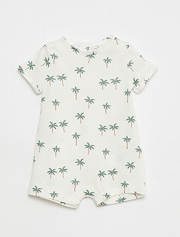 Conjunto de 2 babygrows curtos em jersey