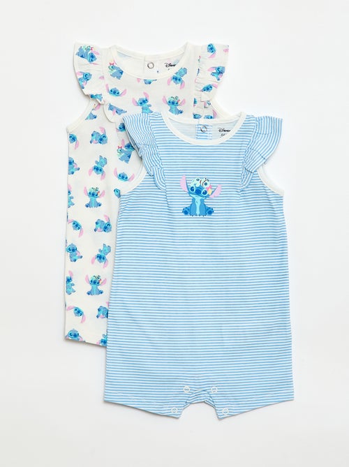 Conjunto de 2 macacões \'Stitch\' \'Disney\' sem mangas - Kiabi