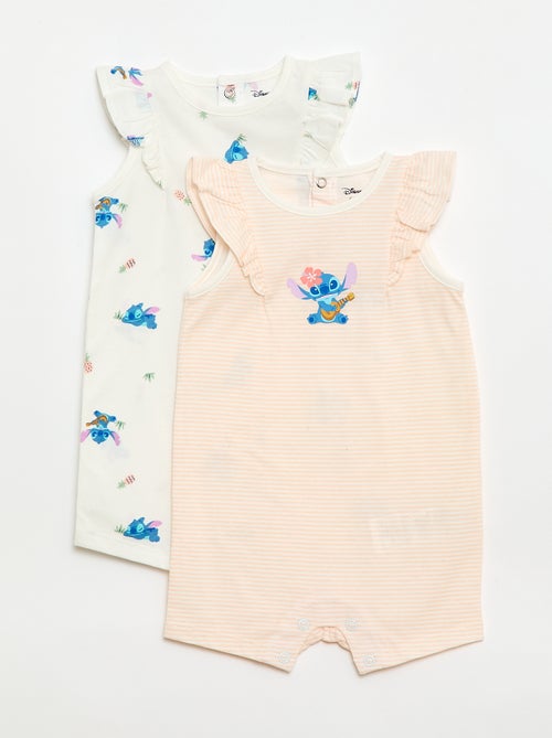 Conjunto de 2 macacões \'Stitch\' \'Disney\' sem mangas - Kiabi