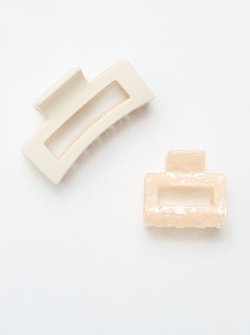 Conjunto de 2 molas de cabelo - Kiabi