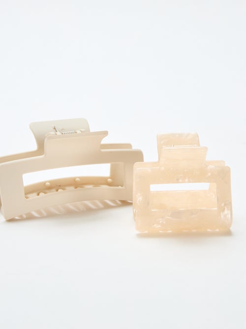 Conjunto de 2 molas de cabelo - Kiabi