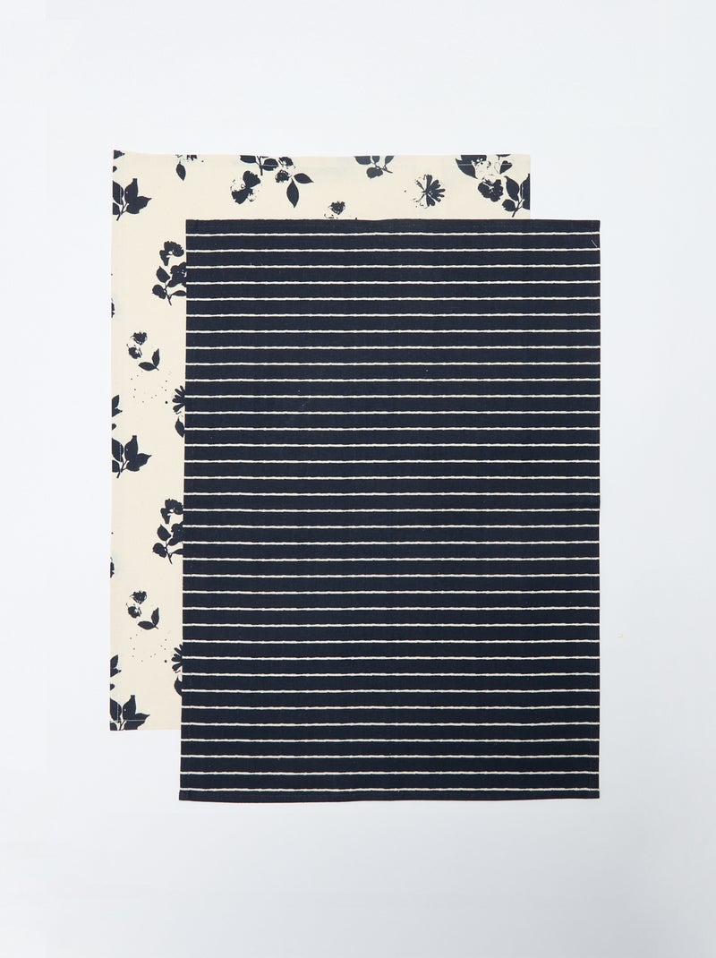 Conjunto de 2 panos de cozinha - Kiabi Home Bege - Kiabi