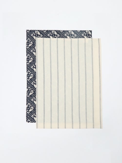 Conjunto de 2 panos de cozinha - Kiabi Home - Kiabi