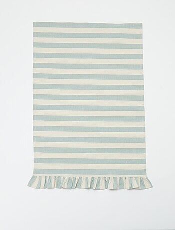 Conjunto de 2 panos de cozinha com folhos (50x70 cm)