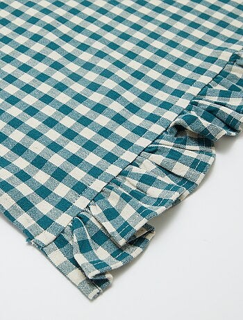 Conjunto de 2 panos de cozinha com folhos (50x70 cm)