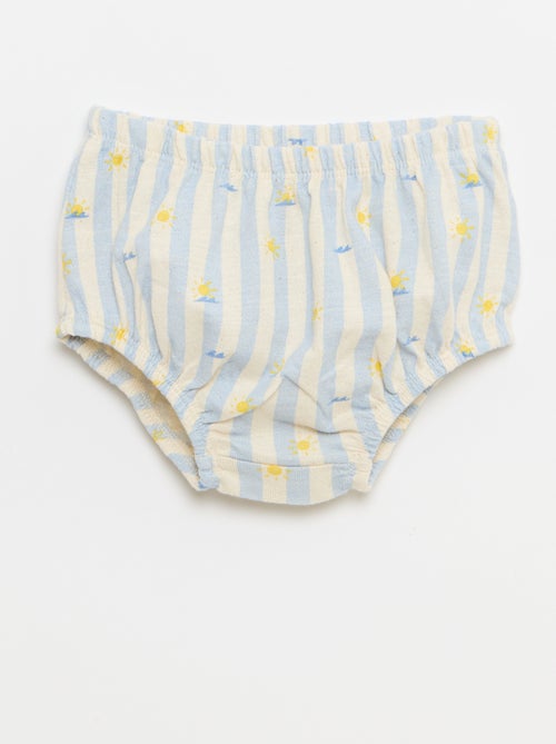 Conjunto de 2 peças - body + calções - Kiabi