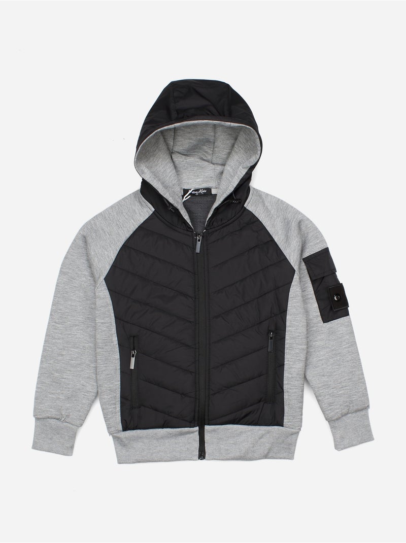 Conjunto de 2 peças - Boom Kids Cinza - Kiabi