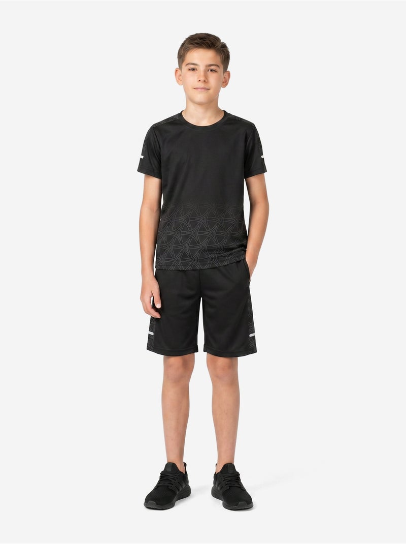 Conjunto de 2 peças - Boom Kids Preto - Kiabi