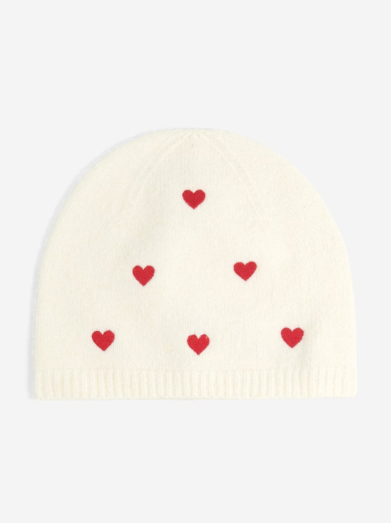 Conjunto de 2 peças - Cachecol + gorro Branco - Kiabi