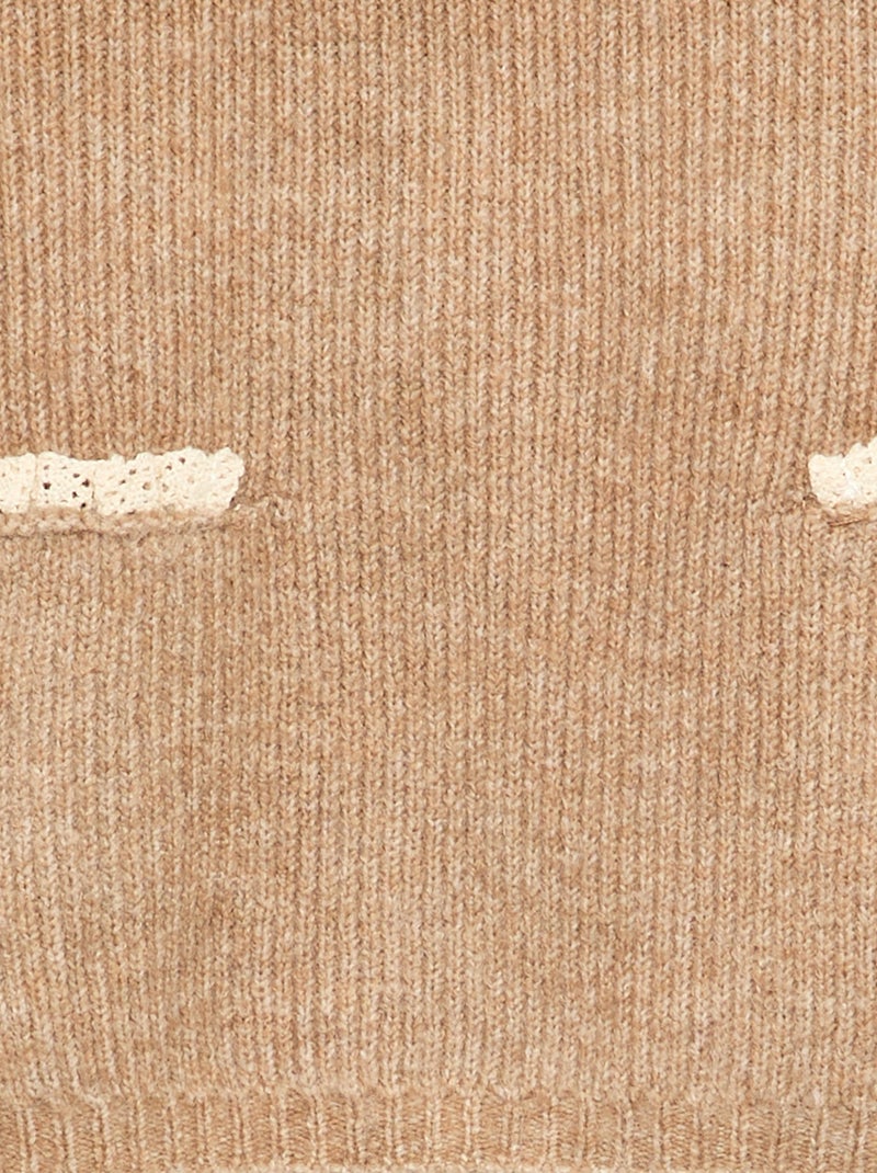 Conjunto de 2 peças - camisola 2 em 1 + legging Castanho claro - Kiabi