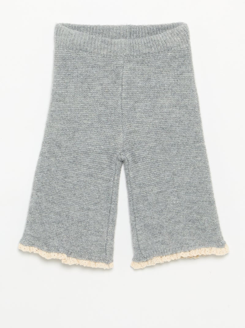 Conjunto de 2 peças - camisola 2 em 1 + legging Cinza - Kiabi
