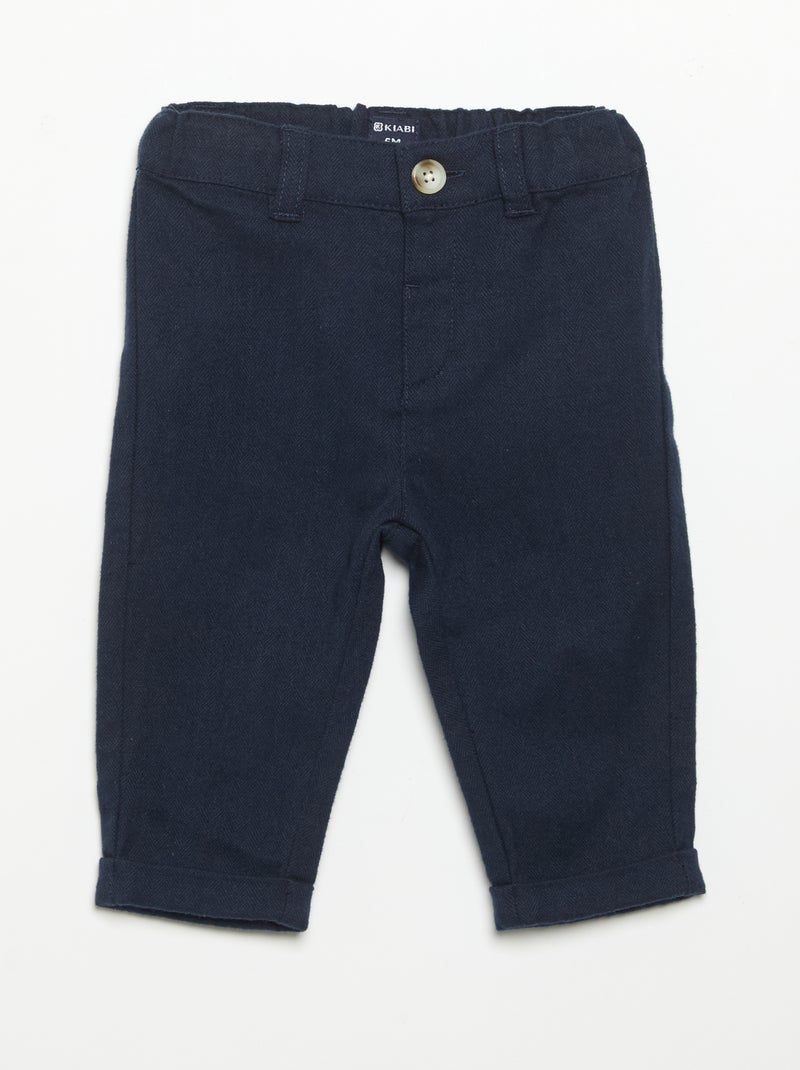 Conjunto de 2 peças - camisola + calças Azul - Kiabi