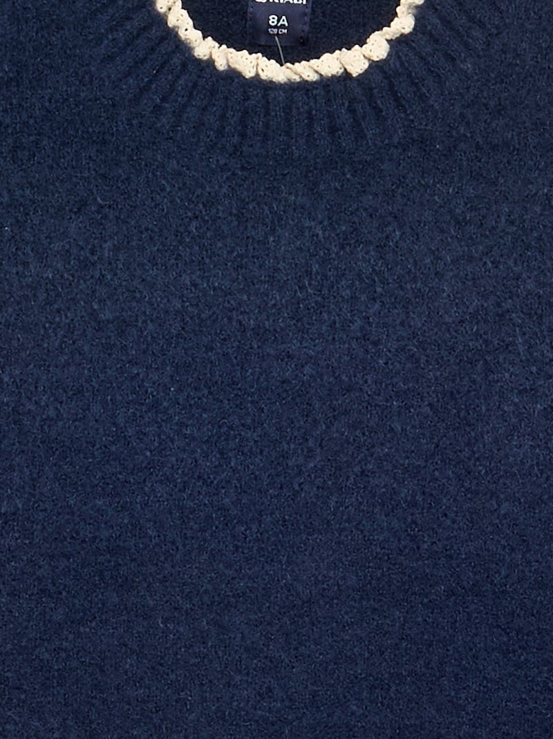 Conjunto de 2 peças - Camisola + calças Azul marinho - Kiabi