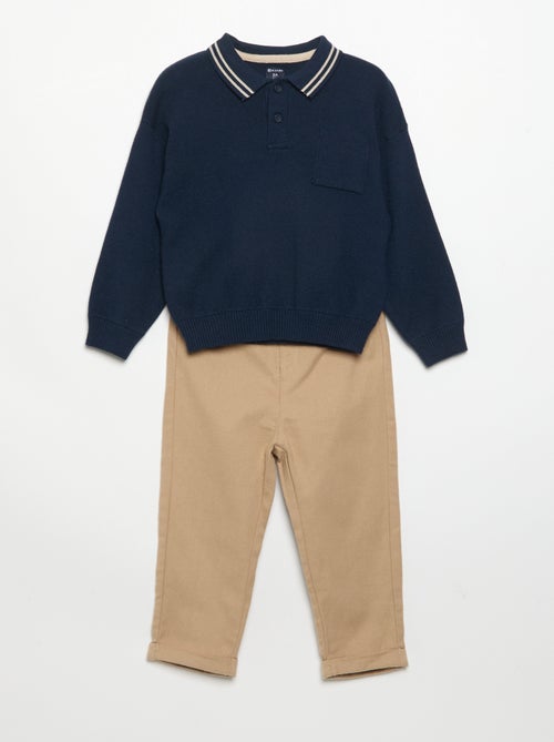 Conjunto de 2 peças - camisola + calças - Kiabi