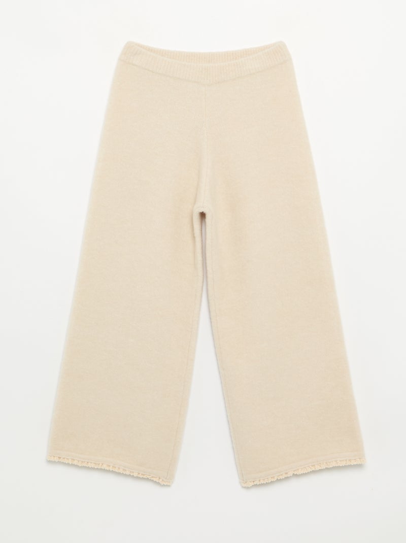 Conjunto de 2 peças - Camisola + calças Bege - Kiabi