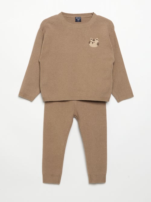 Conjunto de 2 peças - Camisola + Calças - Kiabi