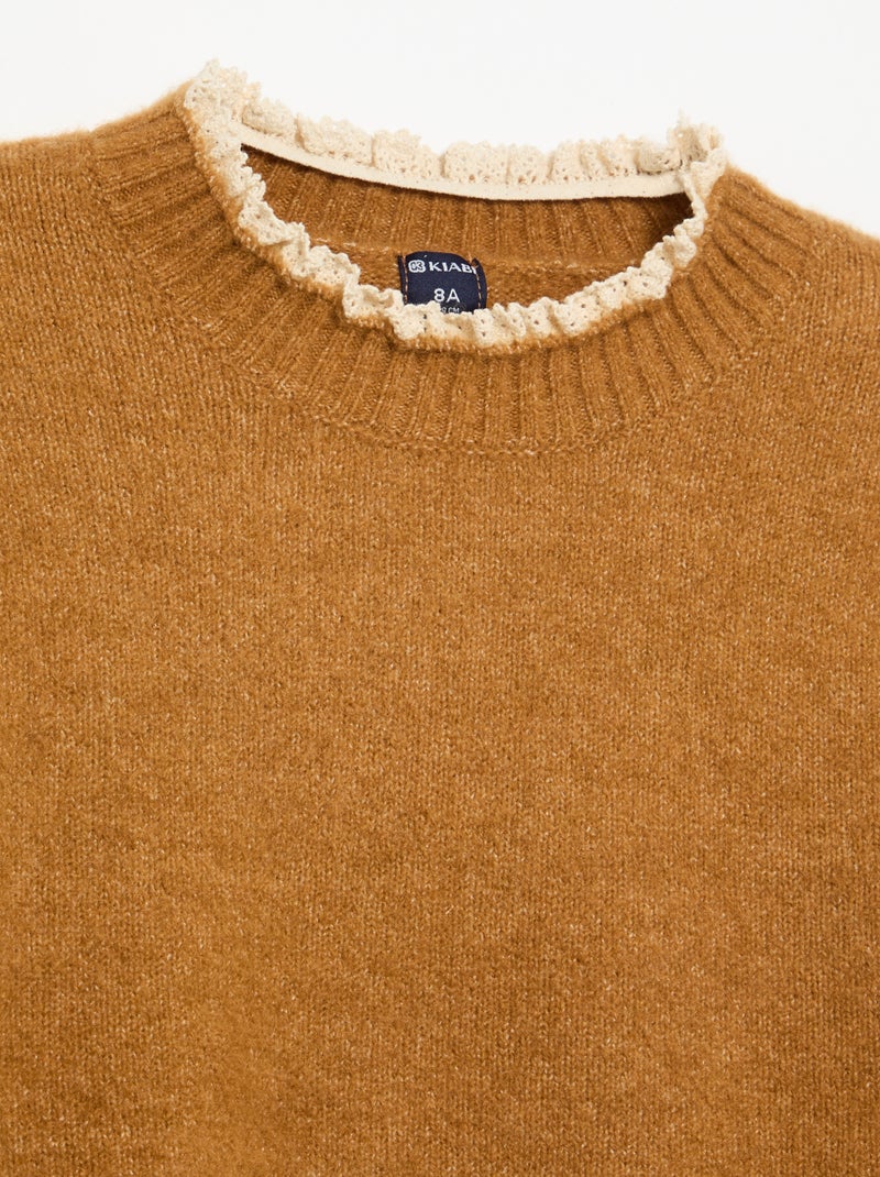 Conjunto de 2 peças - Camisola + calças Castanho - Kiabi