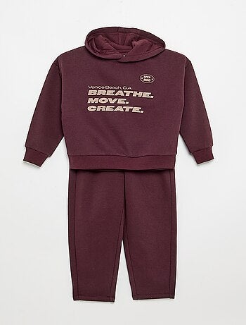 Conjunto de 2 peças - camisola + calças de jogging