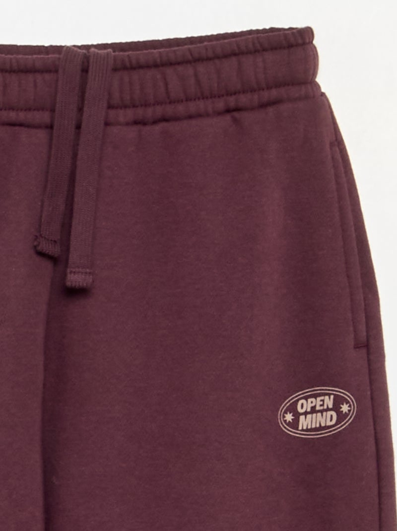Conjunto de 2 peças - camisola + calças de jogging Violeta - Kiabi