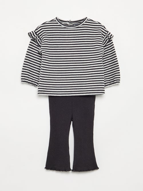 Conjunto de 2 peças - camisola + legging - Kiabi