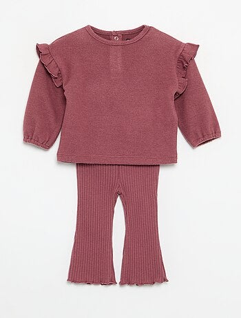 Conjunto de 2 peças - camisola + legging