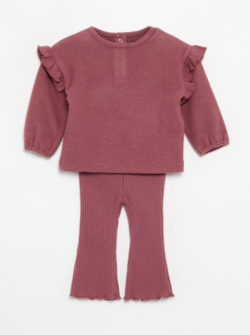 Conjunto de 2 peças - camisola + legging - Kiabi