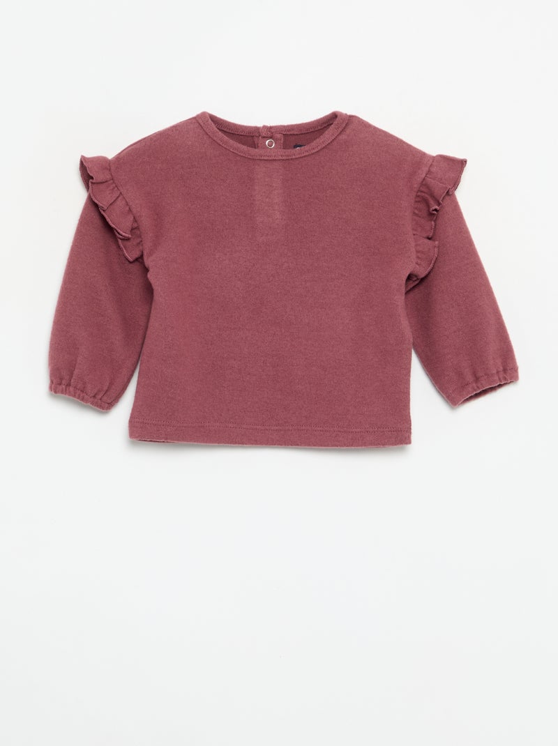 Conjunto de 2 peças - camisola + legging Rosa - Kiabi