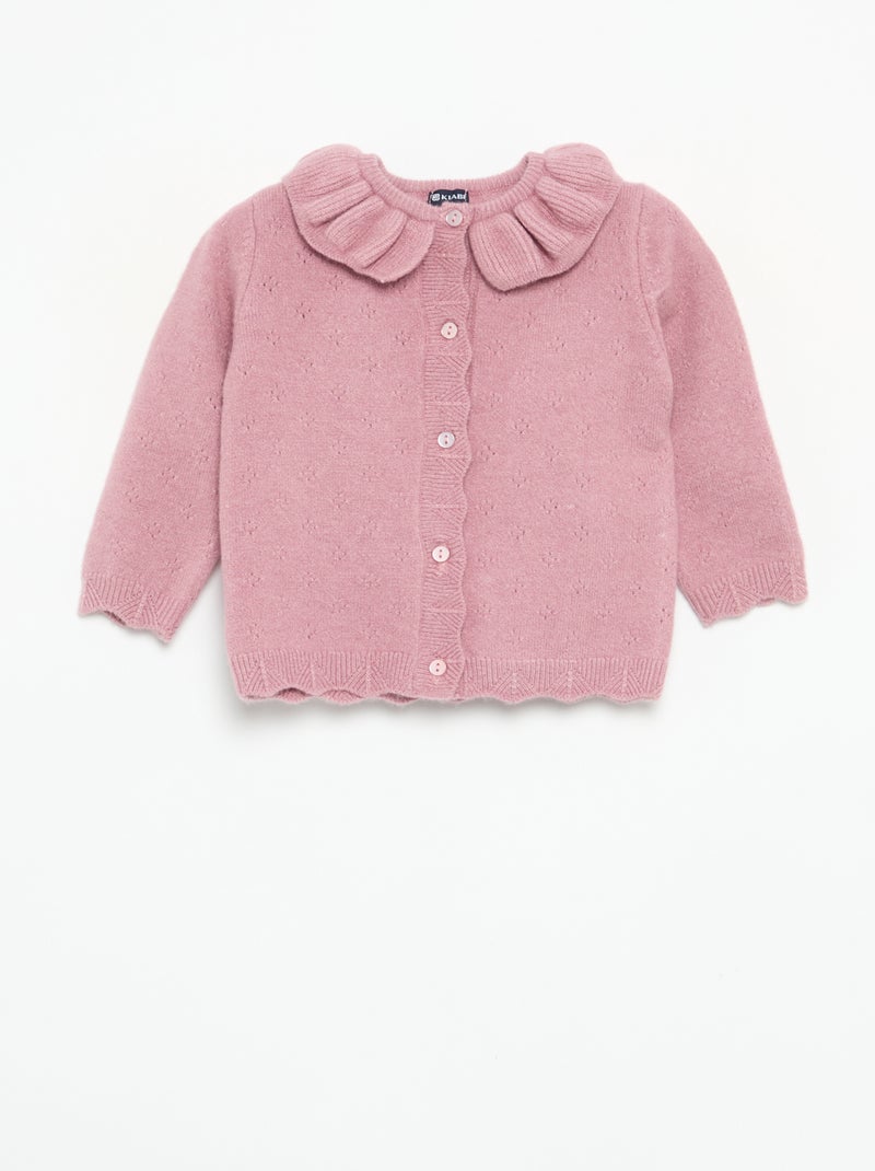Conjunto de 2 peças - Cardigan + legging Rosa - Kiabi