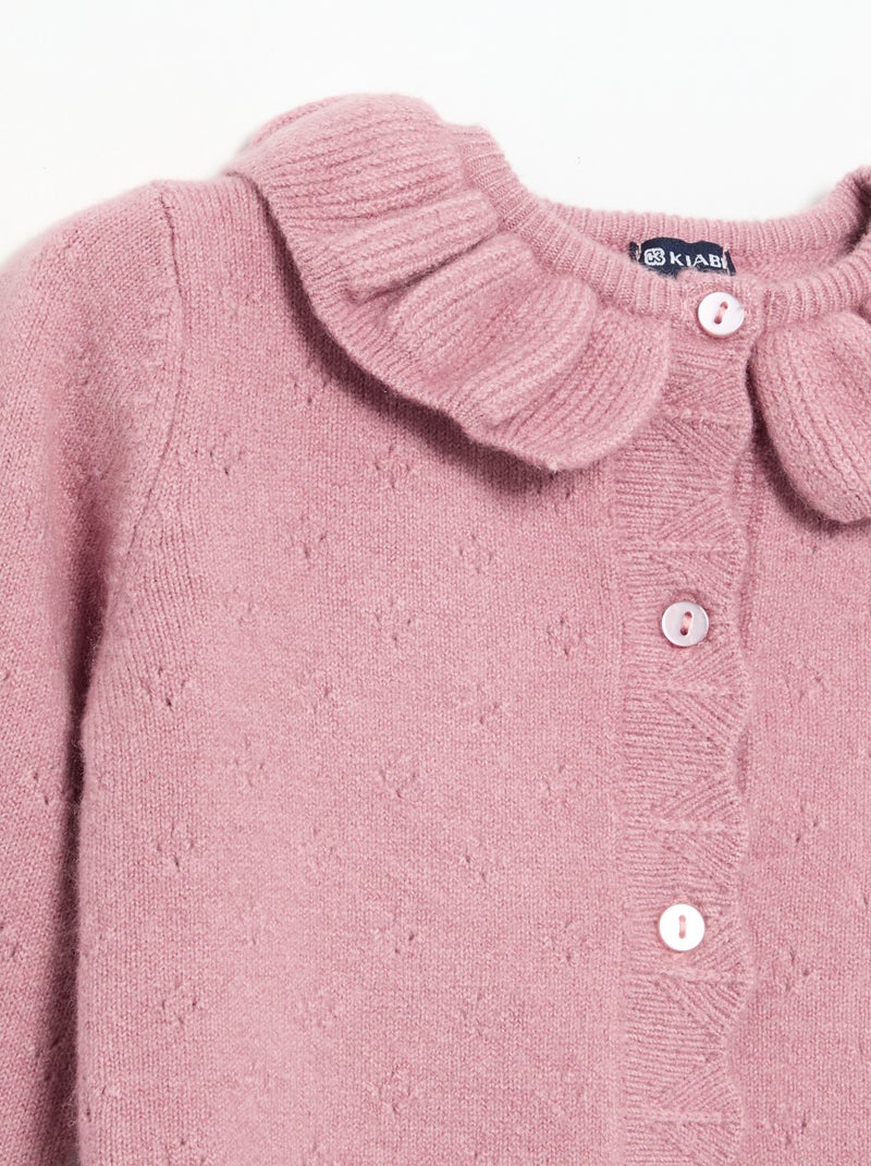 Conjunto de 2 peças - Cardigan + legging Rosa - Kiabi