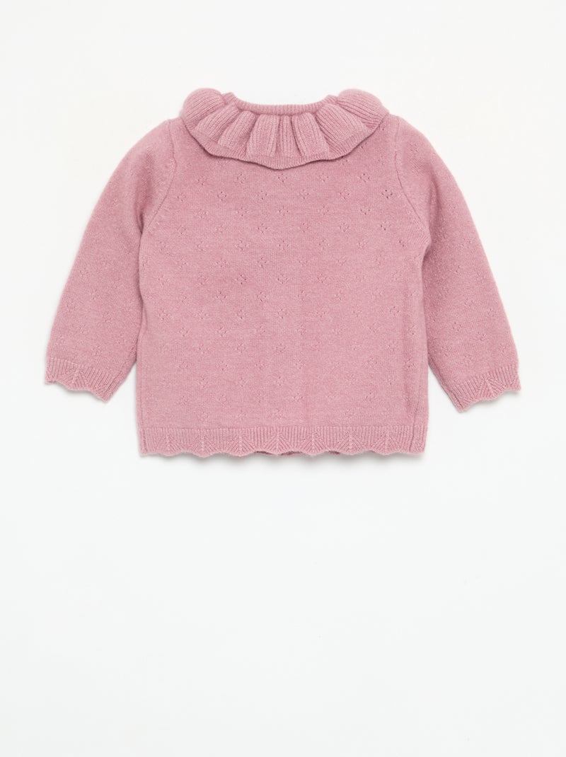 Conjunto de 2 peças - Cardigan + legging Rosa - Kiabi