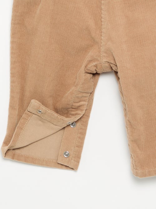 Conjunto de 2 peças - Jardineiras compridas + Camisa de manga comprida - Kiabi