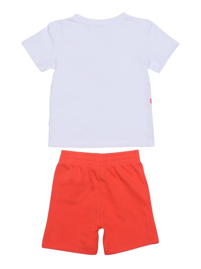 Conjunto de 2 peças - Jordan Branco Laranja - Kiabi